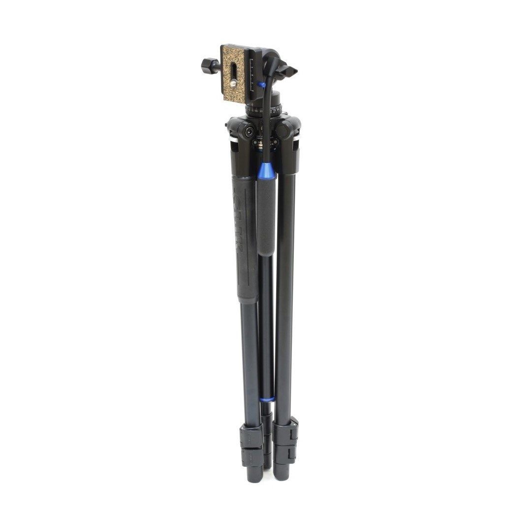 TRÍPODE SLIK PRO AL 323 DE ALUMINIO CON RÓTULA DE VÍDEO DE DOS EJES SVH-501 3