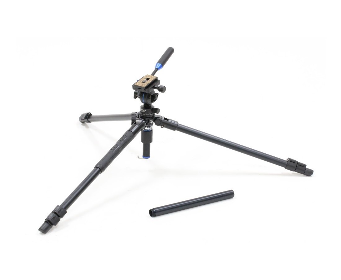 TRÍPODE SLIK PRO AL 323 DE ALUMINIO CON RÓTULA DE VÍDEO DE DOS EJES SVH-501 4