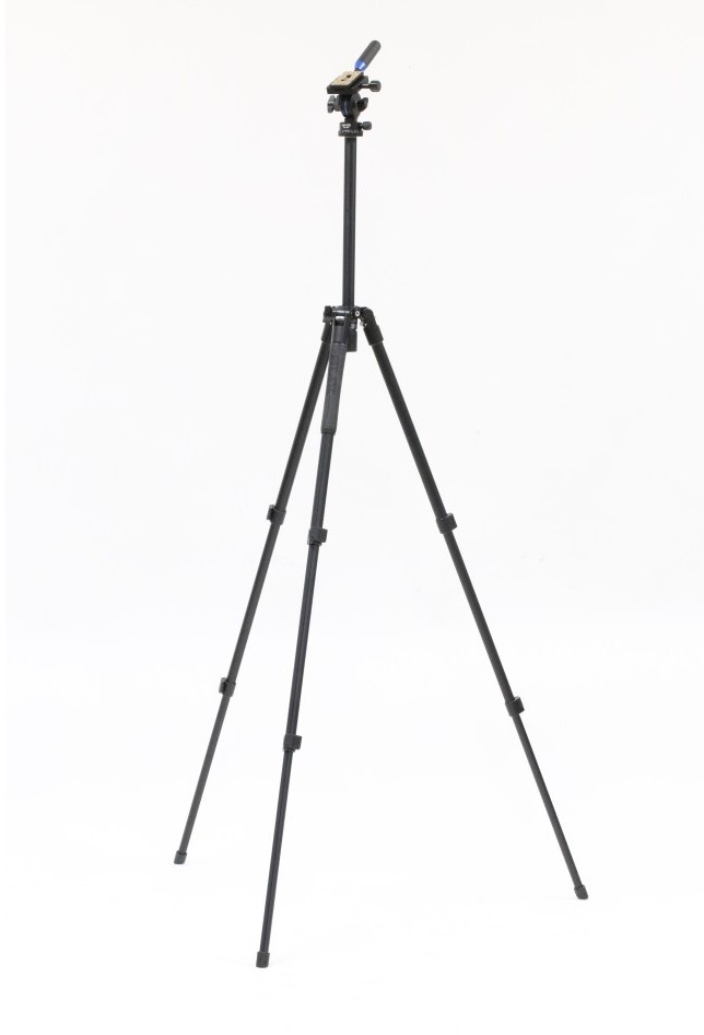 TRÍPODE SLIK PRO AL 323 DE ALUMINIO CON RÓTULA DE VÍDEO DE DOS EJES SVH-501 5