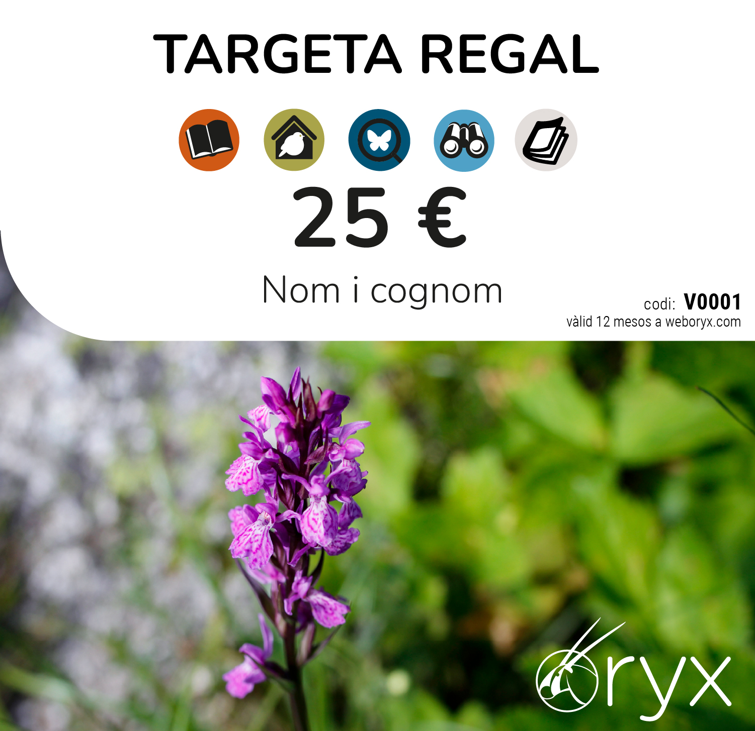 TARJETA REGALO 25   / TARGETA REGAL / GIFT CARD 1
