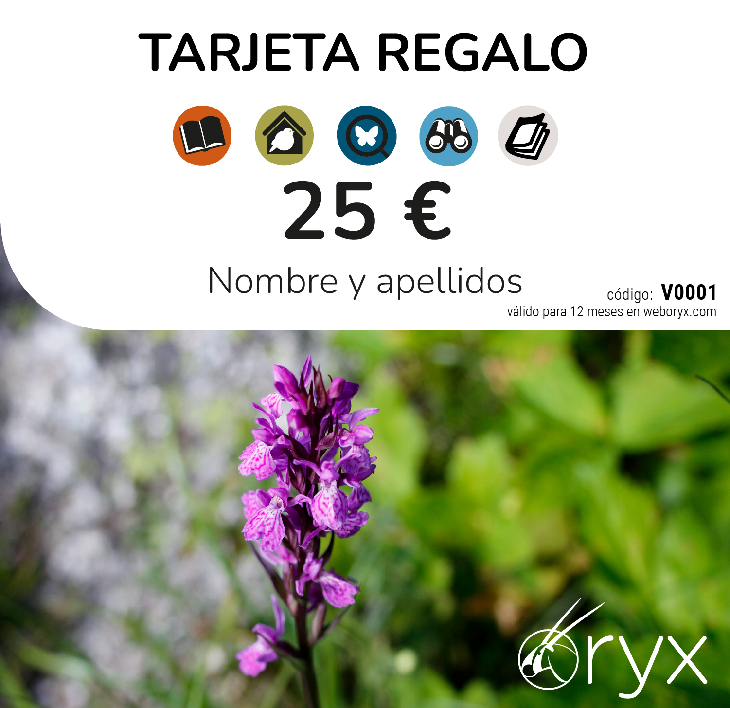 TARJETA REGALO 25   / TARGETA REGAL / GIFT CARD 2