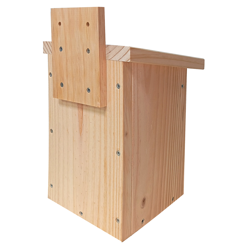 CAJA NIDO DE MADERA PARA PÁJAROS PARA PARED 26MM 3