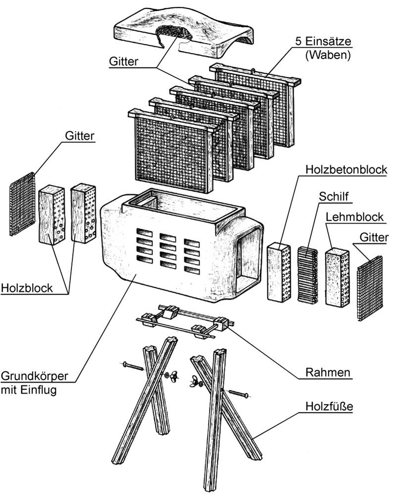 HOTEL "INSECT COMBI" CON SOPORTE PARA DISTINTAS ESPECIES DE INSECTOS 5