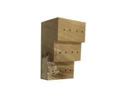 ESCALERA DE MADERA DE 3 NIVELES PARA ETIQUETAS ENTOMOLÓGICAS                                                                                           2