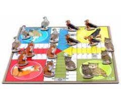 JUEGO DE PARCHIS ANIMALES SALVAJES     