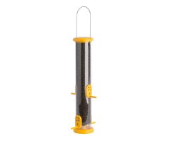 TO-N2Y \'RING PULL\'  COMEDERO TUBULAR PARA AVES SILVESTRES MEDIANO ESPECIAL PARA NEGRILLO FÁCIL DE LIMPIAR