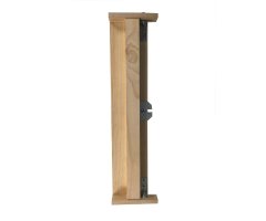 EXTENDEDOR AJUSTABLE DE MADERA 40X8 CM, RANURA 2-12 MM 2