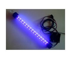 PORTALÁMPARAS CON LEDS DE LUZ ULTRAVIOLETA 4X15 12V/14,4W 2