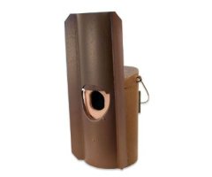 FRONTAL + PROTECTOR METÁLICO CONTRA DEPREDADORES PARA EL NR 4 NIDO PARA MOCHUELO BOREAL