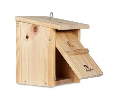 CAJA NIDO DE MADERA PARA PÁJAROS PARA COLGAR 26MM 2
