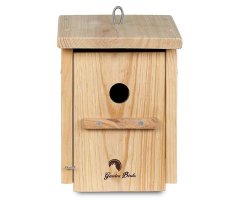 CAJA NIDO DE MADERA PARA PÁJAROS PARA COLGAR 26MM 3