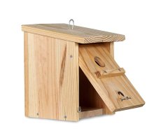 CAJA NIDO DE MADERA PARA PÁJAROS PARA COLGAR 32MM 2