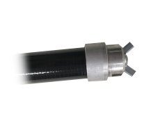 SALABARDO PARA RECOGIDA DE INVERTEBRADOS Y PEQUEÑOS VERTEBRADOS ACUÁTICOS TRIANGULAR CON MANGO DE 75 cm 
