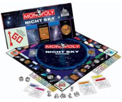 JUEGO DEL MONOPOLI CON TEMÁTICA ASTRONÓMICA 