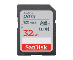 TARJETA DE MEMORIA SD 32 GB (Sandisk SDHC Ultra 32GB 120MB/s)