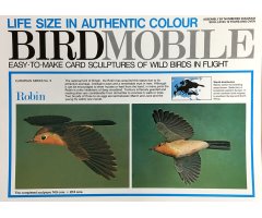 RECORTABLE BIRDMOBILE DE PETIRROJO