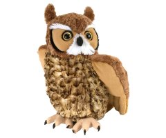 PELUCHE DE BÚHO REAL
