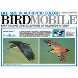 RECORTABLE BIRDMOBILE DE TREPADOR AZUL