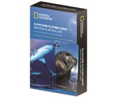 BARAJA DE CARTAS SPECTACULAR SEA LIFE NATIONAL GEOGRAPHIC                                                                                             