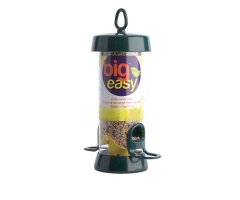 BE-S1G \'BIG EASY\' COMEDERO TUBULAR FABRICADO EN ROXRESIN PARA AVES SILVESTRES PEQUEÑO PARA MEZCLA DE SEMILLAS DE DIÁMETRO GRANDE Y DESMONTABLE