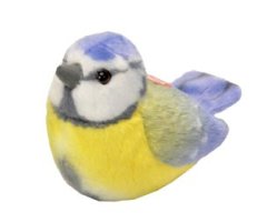 PELUCHE DE HERRERILLO COMÚN CON CANTO