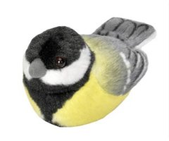 PELUCHE DE CARBONERO COMÚN CON CANTO
