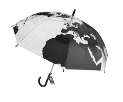 PARAGUAS TRANSPARENTE MAPAMUNDI