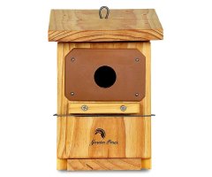 CAJA NIDO DE MADERA PARA PÁRIDOS TRATADA Y CON PROTECCIÓN ANTIPÍCIDOS 2