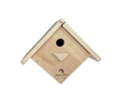 CAJA NIDO DE MADERA PARA PÁJAROS MODELO ROMBO