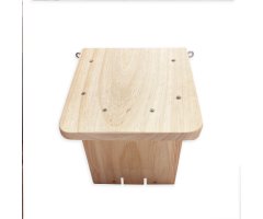 CAJA NIDO DE MADERA PARA PÁJAROS MODELO ROMBO 4
