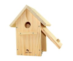 CAJA NIDO DE MADERA PARA PÁJAROS A DOS AGUAS 2