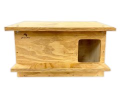 CAJA NIDO PARA LECHUZA EN MADERA TRATADA