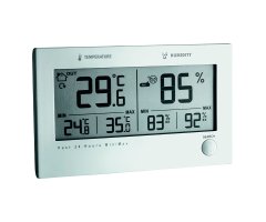 TERMOHIGRÓMETRO DIGITAL PARA INTERIOR CON SENSOR REMOTO EXTERIOR