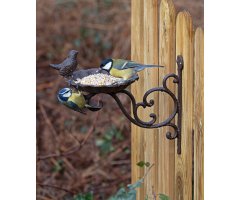 OI-WF COMEDERO-BEBEDERO DE JARDÍN CON SOPORTE PARA PARED 2