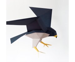 PLEGOPAPER- FIGURA RECORTABLE DE HALCÓN PEREGRINO (FALCÓ PELEGRÍ) 3