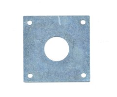 PLACA METÁLICA CINCADA ANTIPÍCIDOS 32MM