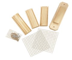 COMEDERO DE MADERA MODELO CESTA EN KIT