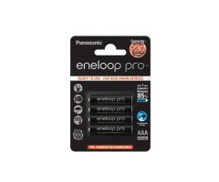 BATERIAS RECARGABLES ENELOOP PRO DE NIMH TIPO AAA DE 930 mAh (BLÍSTER DE 4 UDS.)
