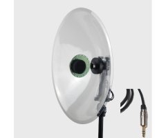 MICRÓFONO CON PARÁBOLA HI-SOUND STEREO DODOTRONIC AOM 4x CON CONEXIÓN MINI JACK
