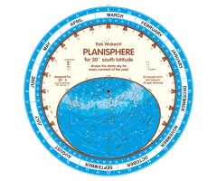 PLANISPHERE ROB WALRECHT FOR 30º SOUTH LATITUDE