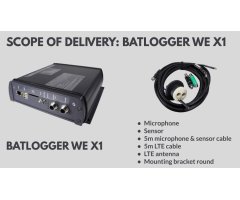 GRABADORA DE ULTRASONIDOS DE MURCIÉLAGOS ELEKON BATLOGGER WE X1 CON UN MICRÓFONO 2