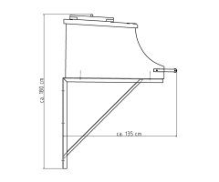 SISTEMA DE ANCLAJE PARA LA CAJA NIIDO DE CEMENTO DE MADERA DE HALCÓN PEREGRINO