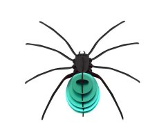 ROMPECABEZAS 3D ENTOMOLOGY PUZZLE - SPIDER GREEN