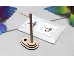 PERCHA DE MADERA PARA ROMPECABEZAS 3D BIRDS