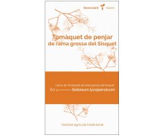 COL·LECTIU EIXARCOLANT. TOMÀQUET DE PENJAR DE RAMA GROSSA DEL SISQUET (SOLANUM LYCOPERSICUM). LLAVORS DE VARIETATS AGRÍCOLES TRADICIONALS 