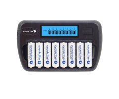 CARGADOR EVERACTIVE NC800 PARA 8 BATERÍAS AA O AAA TIPO Ni-MH O Ni-CD
