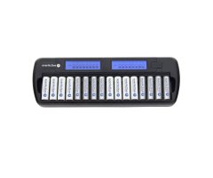 CARGADOR EVERACTIVE NC1600 PARA 16 BATERÍAS AA O AAA TIPO Ni-MH O Ni-CD
