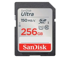 TARJETA DE MEMORIA SD 256 GB (Sandisk SDXC Ultra 256GB 150MB/s)