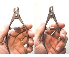 ALICATES PARA APLICAR CROTALES EN MICROMAMÍFEROS