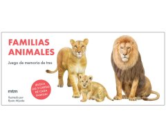 FAMILIAS ANIMALES. JUEGO DE MEMORIA DE TRES